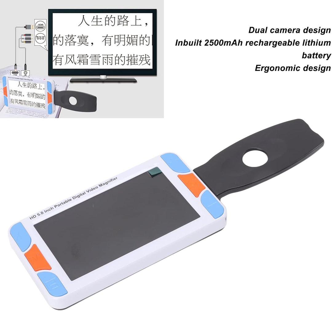 Tragbare Digitale Lupe, 5-Zoll-Farb-LCD 800 X 480 3- Bis 48-fache Tragbare Digitale Lupe, Elektronis