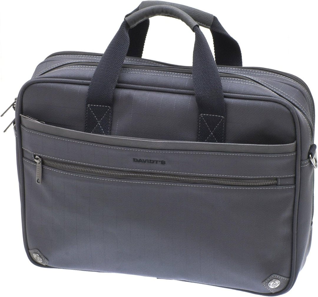 Akten Arbeits Umhänge Tasche 40 x30x11cm Gross Grau Anthrazit Davidts Bowatex