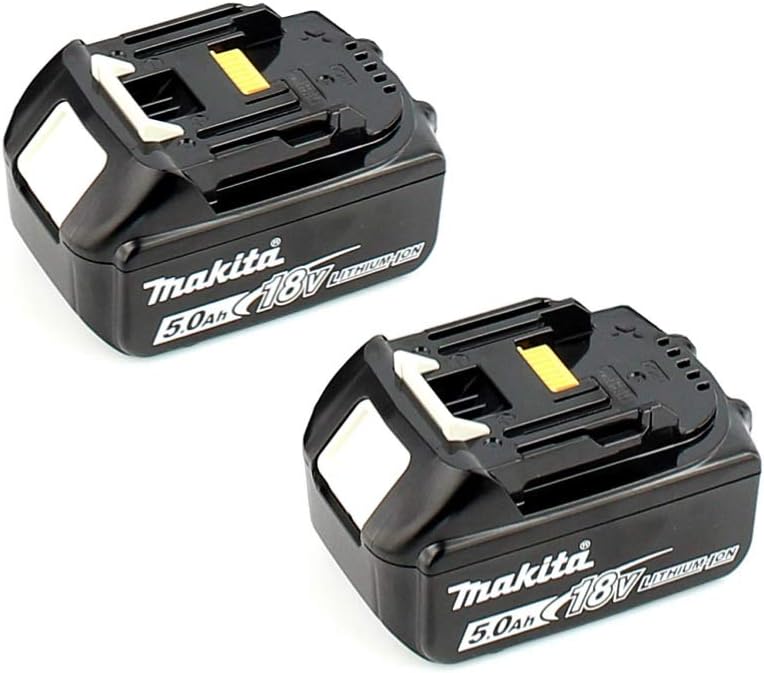Makita Power Source Kit 18 V mit 2x BL 1850 B Akku 5,0 Ah + DC 18 RD Doppelladegerät (199482-2)