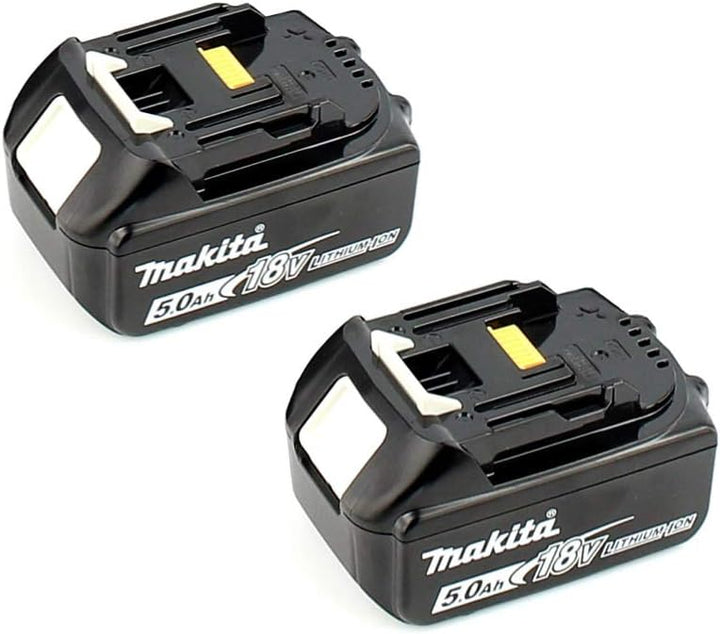 Makita Power Source Kit 18 V mit 2x BL 1850 B Akku 5,0 Ah + DC 18 RD Doppelladegerät (199482-2)