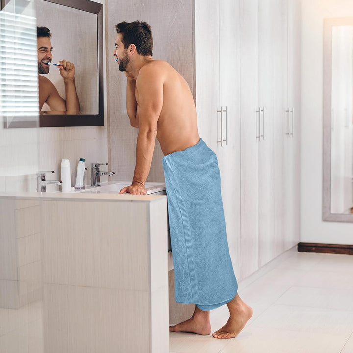 Utopia Towels - 2er Badetücher Gross aus Baumwolle mit Aufhänger, Saunatücher,Badehandtücher Gross,