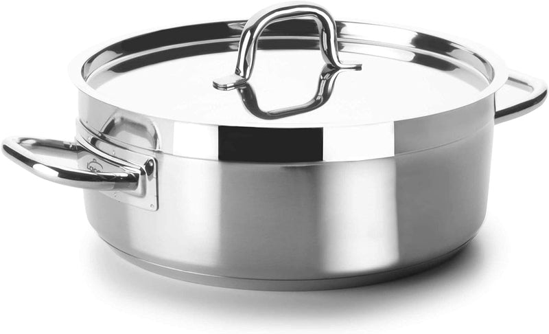 Lacor 54032S Bratentopf ohne Deckel Durchmesser 32 cm Chef Luxe