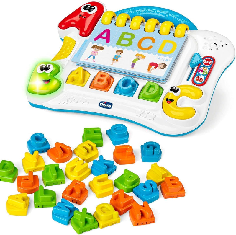 Chicco -Bewegung Buchstaben Edu4You, Multicolor, (Artsana 00009800000000), italienische Sprache