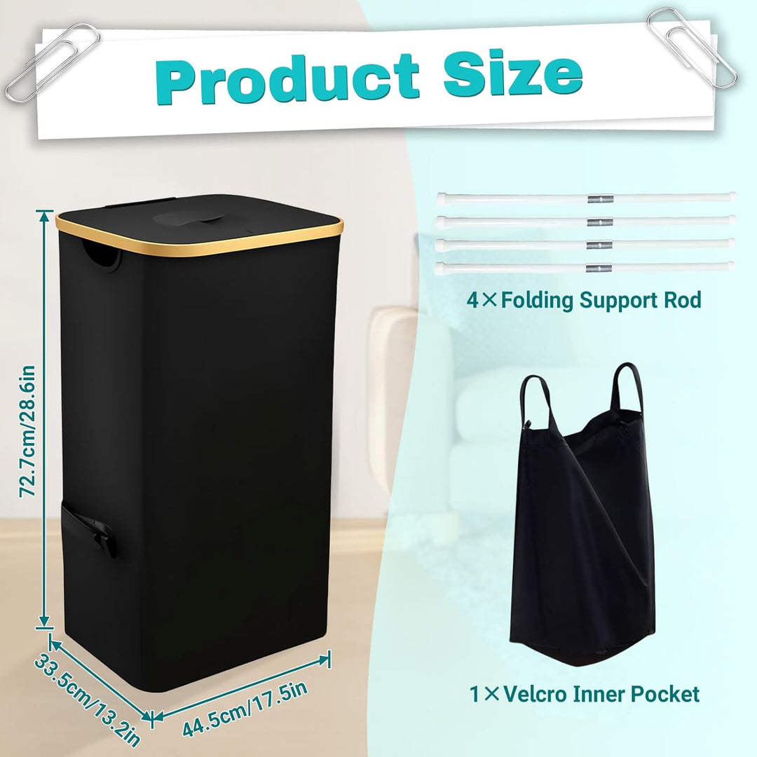 105L Pfandflaschen Sammelbehälter,Gross Pfandflaschen Behälter für 30-50 Flaschen Recycling Behälter