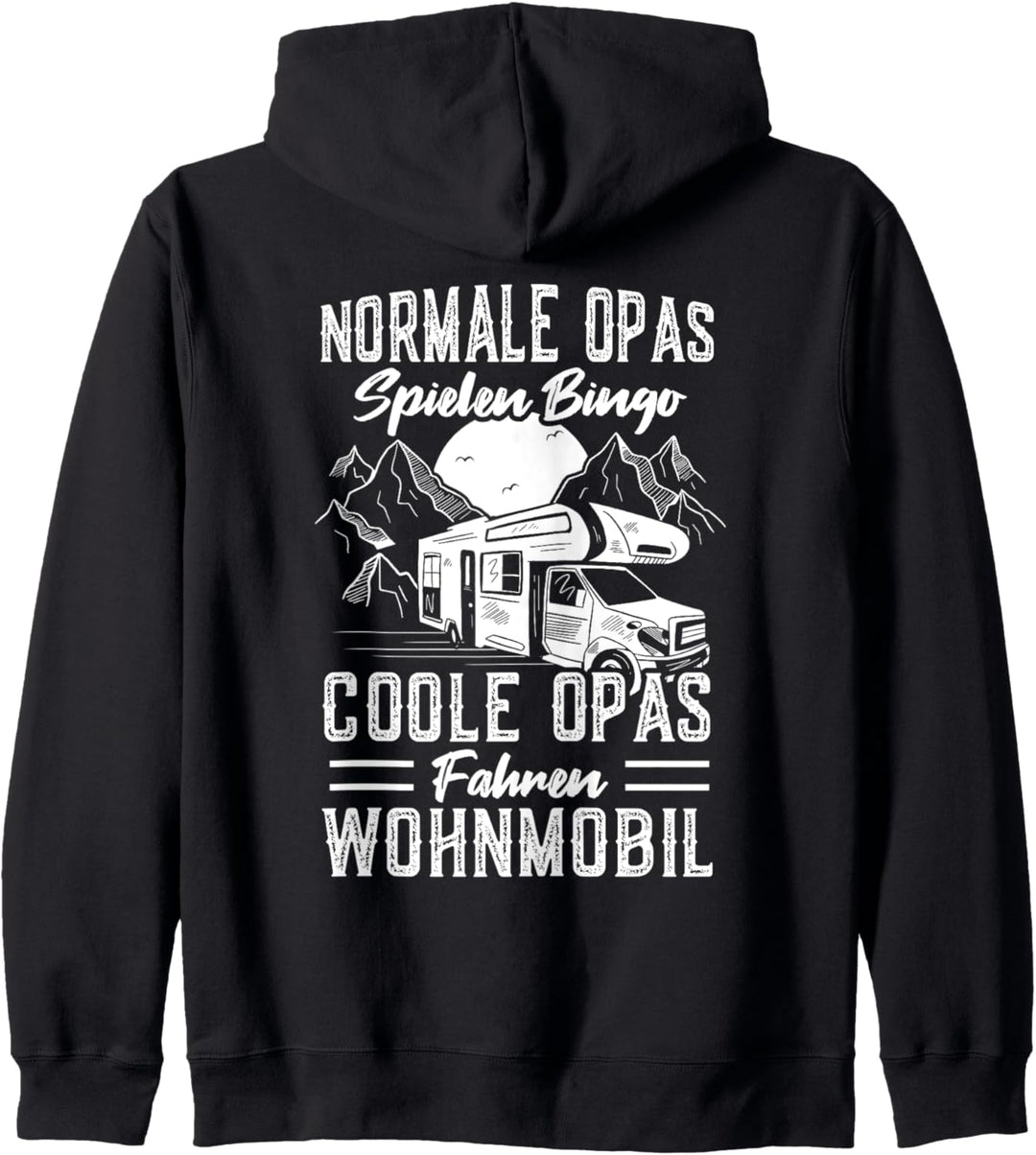 Normale Opas Spielen Bingo Wohnmobil Camping Camper Kapuzenjacke