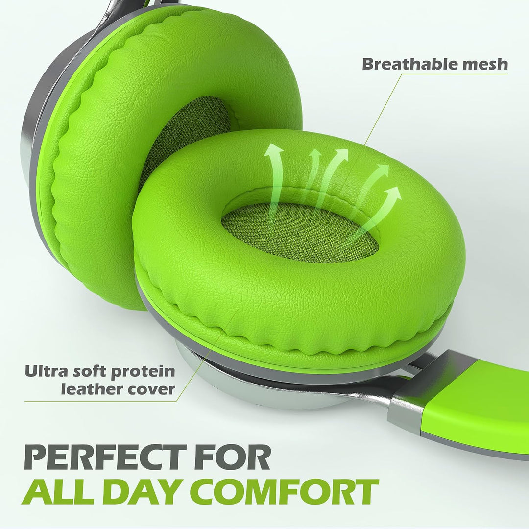 AILIHEN C8 Kopfhörer mit Kabel Mikrofon und Lautstärkeregler Faltbar 3,5mm Headsets On-Ear für Smart