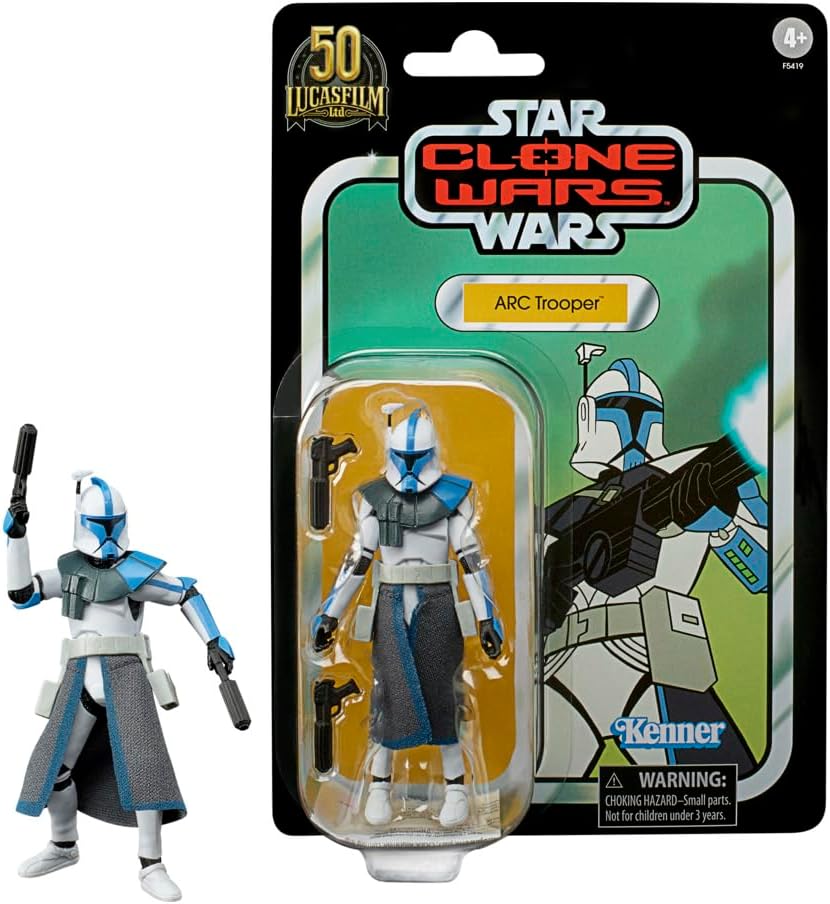 Star Wars Hasbro, Vintage Collection ARC Trooper Figur, RD-RS270085, Farbig, único