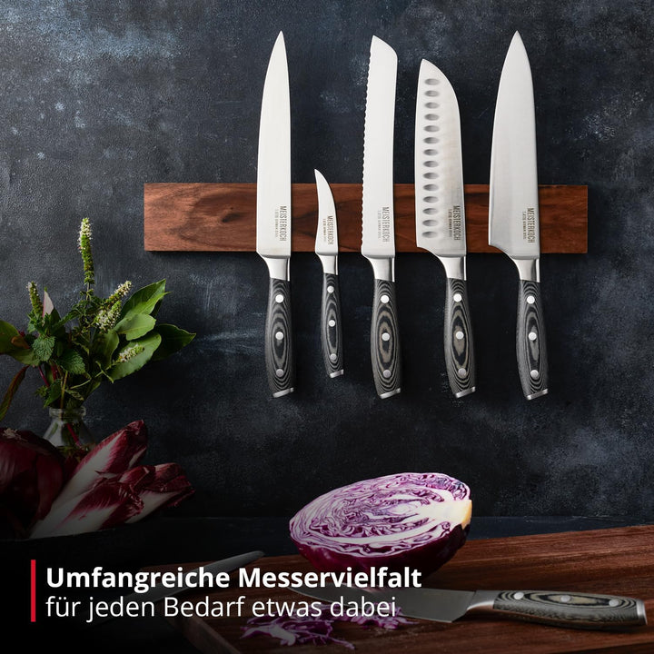 MEISTERKOCH Fleischmesser Messer Küchenmesser | 20 cm Klinge aus rostfreiem deutschen Edelstahl | er