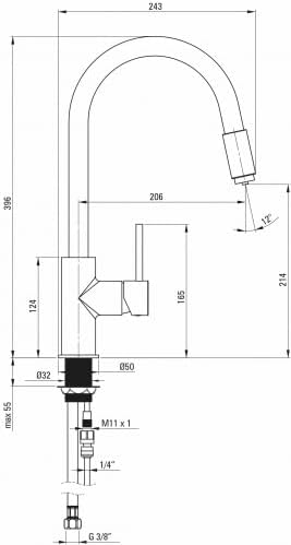 3-Wege Wasserhahn Lima