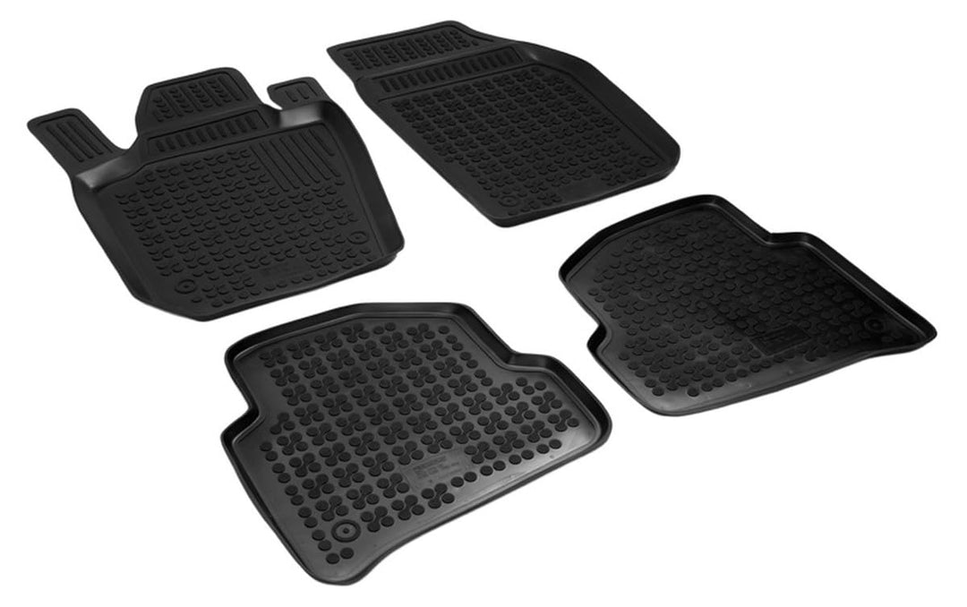 AZUGA Hohe Gummi Fussmatten passend für Skoda Fabia III ab 11/2014-8/2021/Skoda Fabia Combi III ab 2