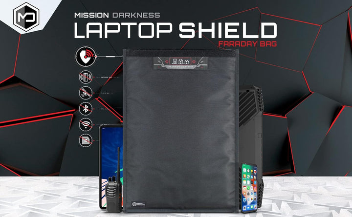 Mission Darkness Faraday-Tasche ohne Fenster für Laptops // Geräteabschirmung für Strafverfolgung un