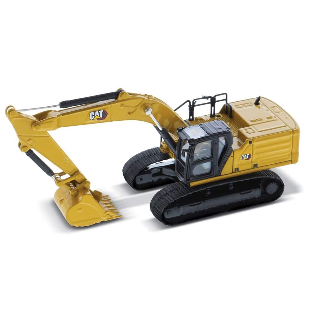 Diecast Masters 85658 - Caterpillar Kettenbagger 336 Next Gen, detailgetreues H0 CAT Baufahrzeug in