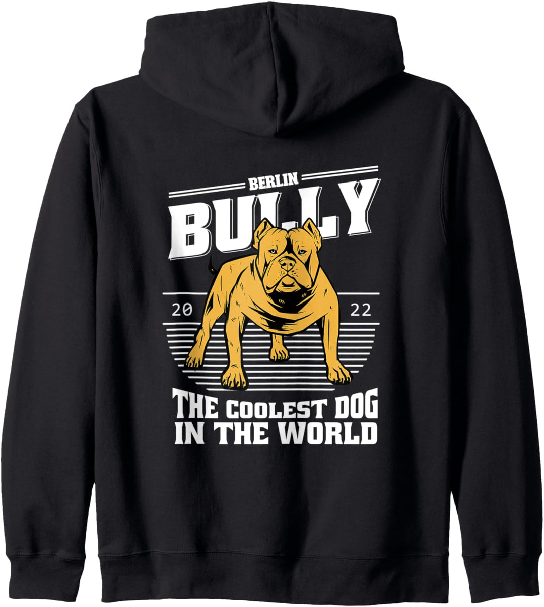 Berlin Bully The Coolest Dog In The World, American Bulldog Kapuzenjacke