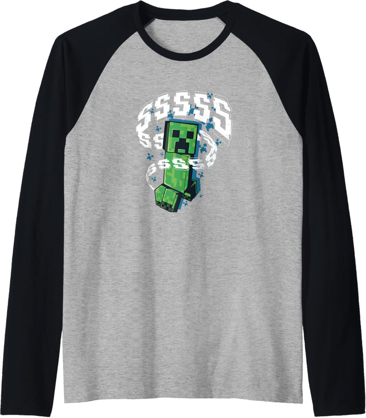 Minecraft Creeper Run SSSSS Raglan