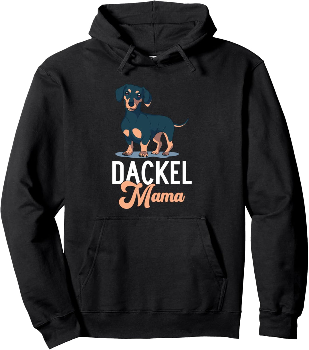 Dackel Mama I Jagdhund Teckel Motiv für Hundebesitzer Pullover Hoodie