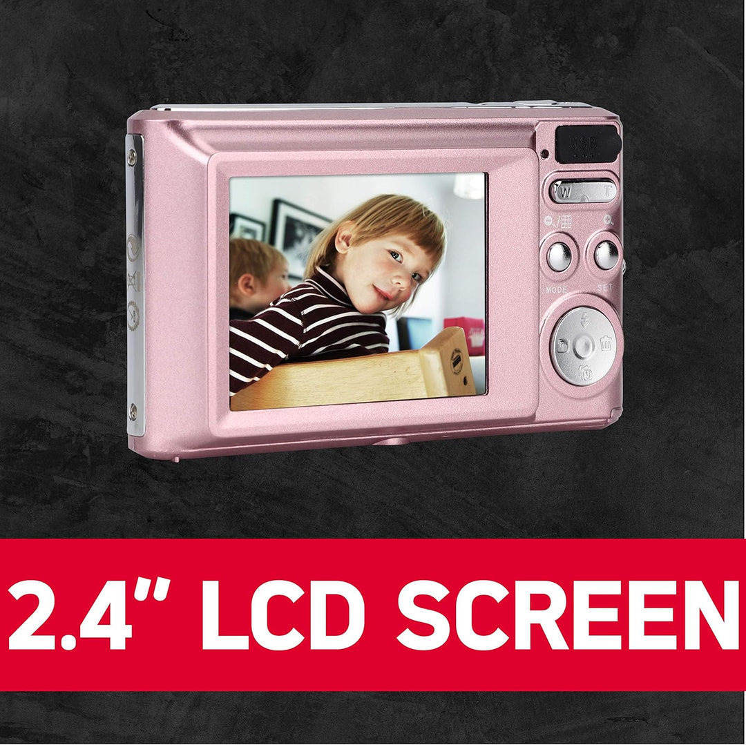 AGFA Photo Kompaktkamera DC5200, Rosa, Rosa
