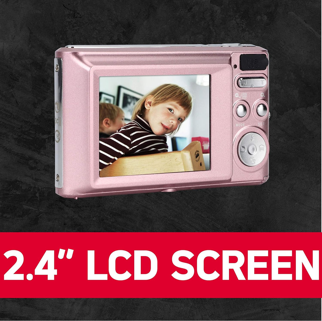 AGFA Photo Kompaktkamera DC5200, Rosa, Rosa