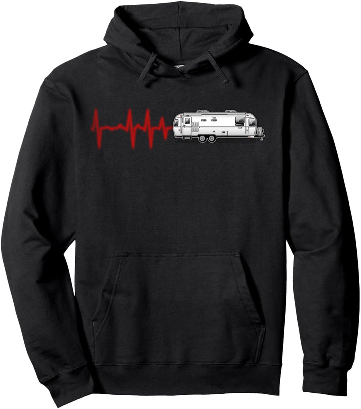 Schönes Retro Airstream Camping Anhänger Tee für Erwachsene Pullover Hoodie