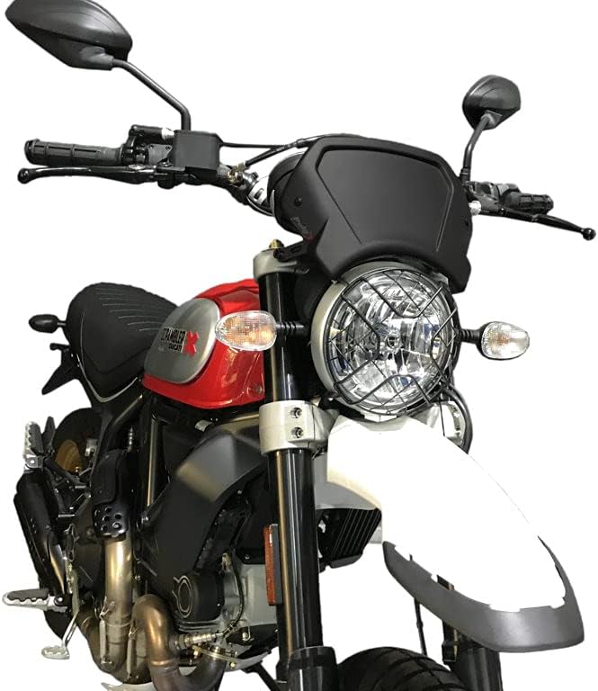 Puig Aluminium Frontplatte 9800N für Ducati Scrambler Café Racer 17'-19', Ducati Scrambler 1100 18'-