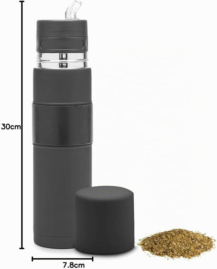 BALIBETOV 750 ml AutoMate Yerba Mate Thermobehälter – Mate Cup und Bombilla – Thermobehälter, Mate u