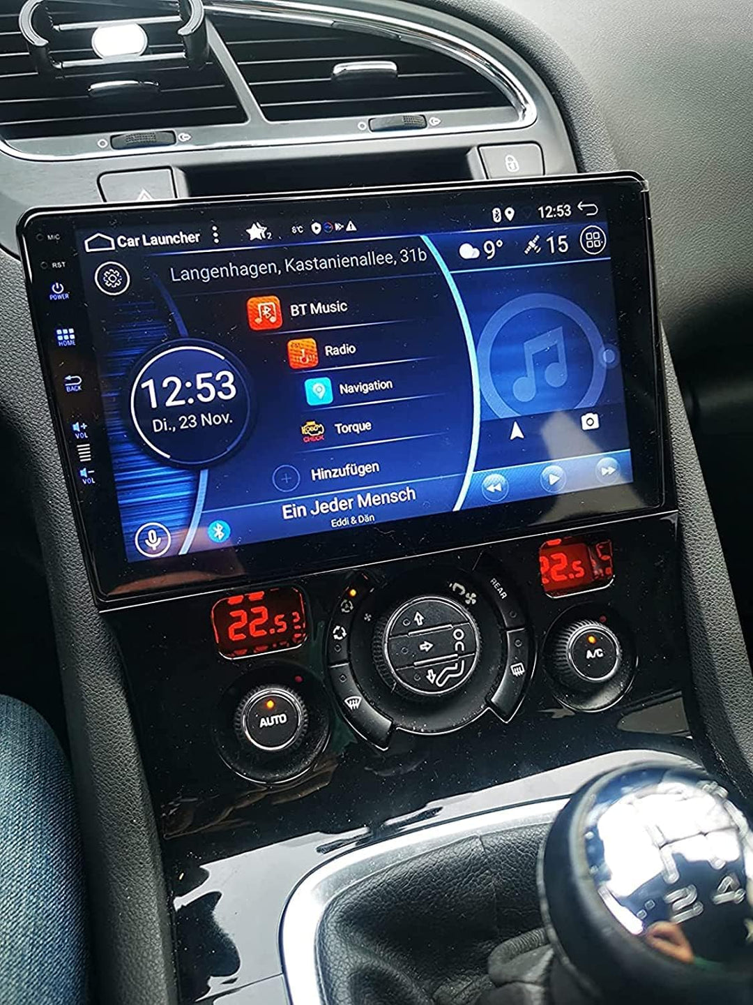 [2+64GB] Android 16 Autoradio mit Navi für Peugeot 3008 5008 [2009-2018]-CarPlay、Android Auto/GPS/Le