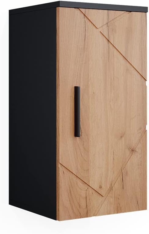 Vicco Badschrank Irma, Anthrazit/Eiche, 30 x 59 cm Anthrazit 30x59 cm, Anthrazit 30x59 cm