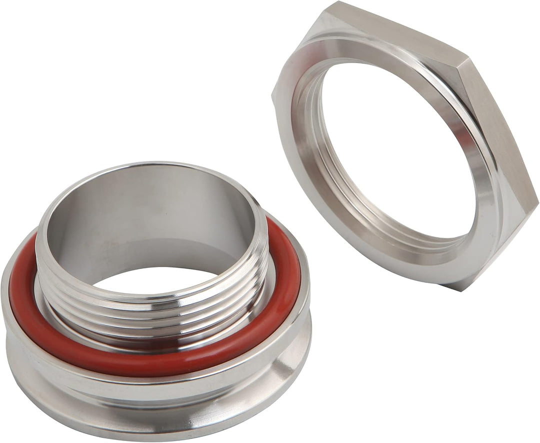 Semfeil Brew TRUE 5,1 cm Tri-Klemm-Schott-Kompressionsverschraubung, 304 Edelstahl, Homebrew Kettle