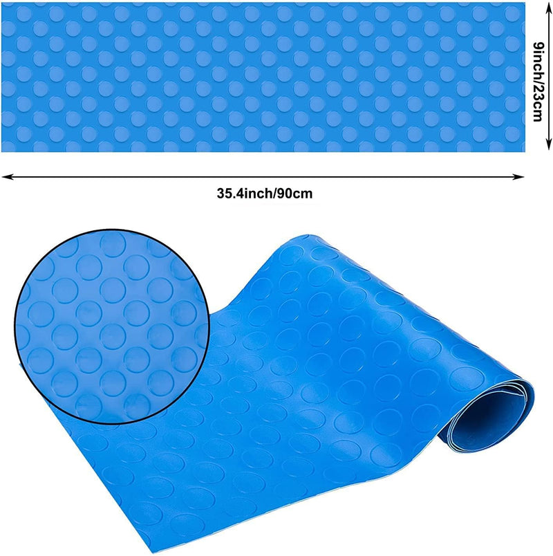 2 Stück 90x23CM Schwimmbadleitermatte,Pool schutzmatte,Anti Rutsch Leitermatte für Schwimmbäder,Schu