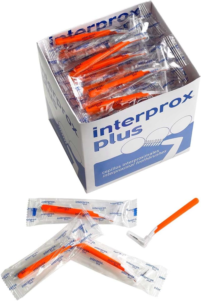 Interprox plus Interdentalbürsten 100er Box (orange super micro), Orange