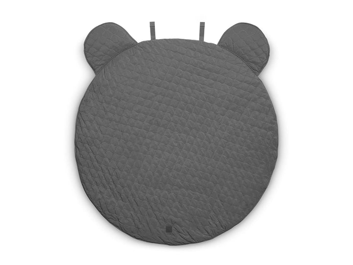 Jollein Kuscheldecke Baby Ø 110 cm - Storm Grey Grau, Grau