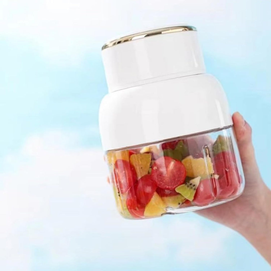 Tragbarer Mixer, 800 Ml USB-wiederaufladbarer Mixer in Persönlicher Grösse mit Strohhalm, Kleiner Fr
