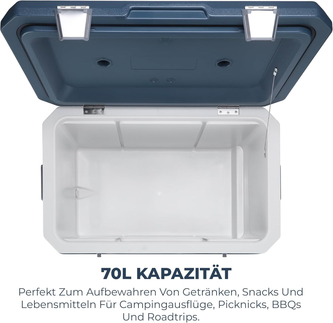 Subcold MOBI Rollkühlbox - Isolierte Kühlbox auf Rollen mit Griffen und Ablauf | Eiskühler für Reise