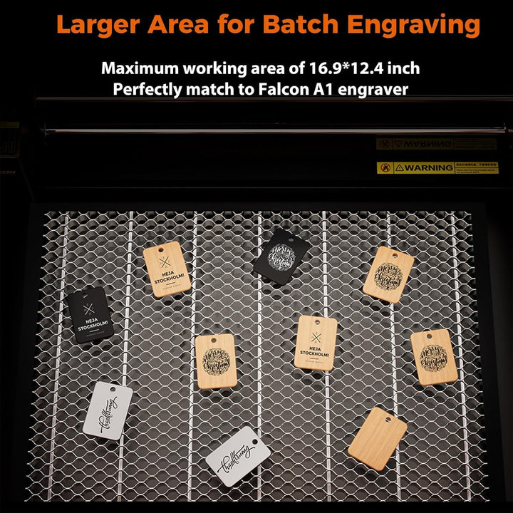 Creality Waben-Lasertisch für Falcon A1 Lasergravierer, Wabenplattform für Lasergravur- und Schneide