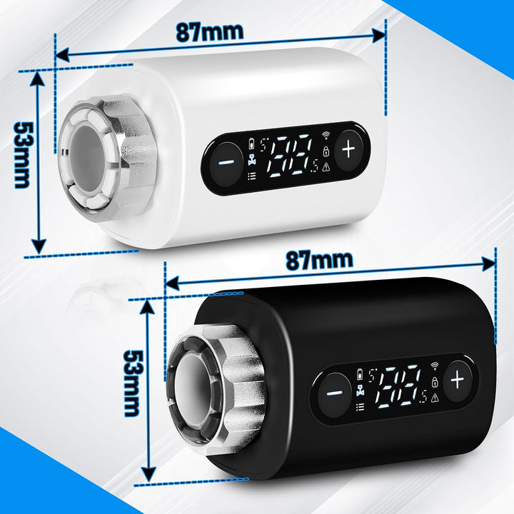 Heizkörperthermostat, WiFi Smartes Heizungsthermostat mit APP-Steuerung, inkl. 5 Adapter, kein Gatew