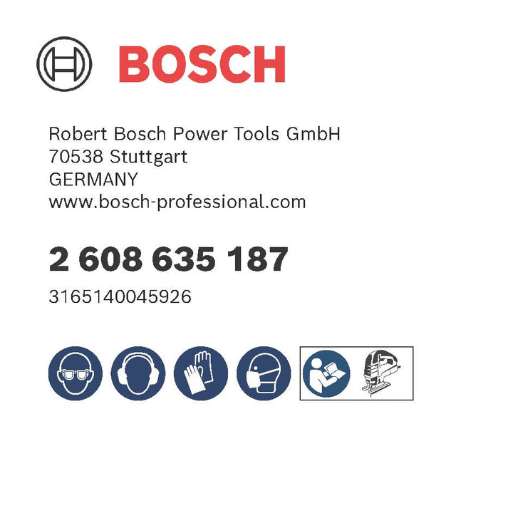 Bosch Accessories Professional 3x Stichsägeblatt T 313 AW Special for Soft Material (für Karton, Sty