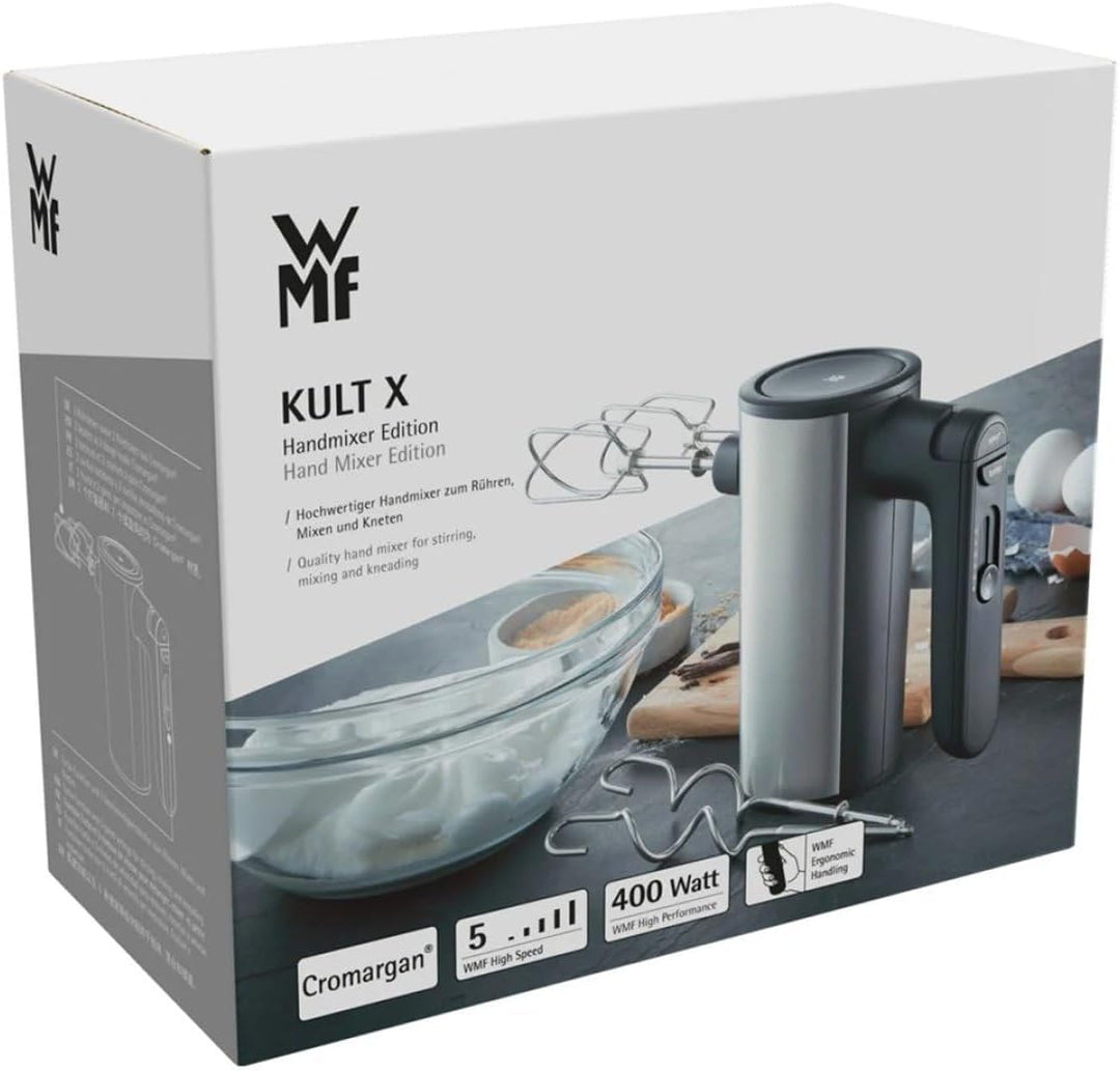 WMF Kult X Edition Handrührer, Handrührgerät, Quirl mit 5 Geschwindigkeitsstufen, Turbofunktion, Han
