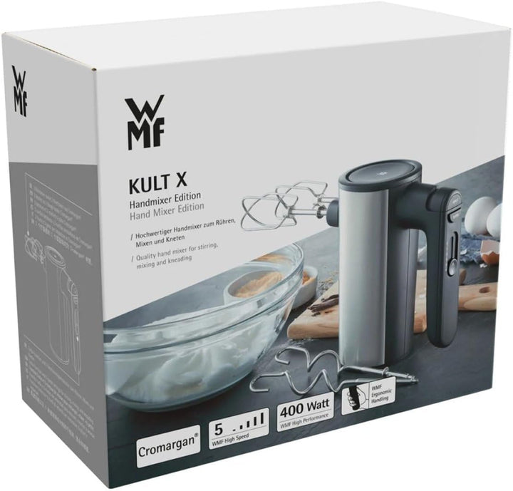 WMF Kult X Edition Handrührer, Handrührgerät, Quirl mit 5 Geschwindigkeitsstufen, Turbofunktion, Han