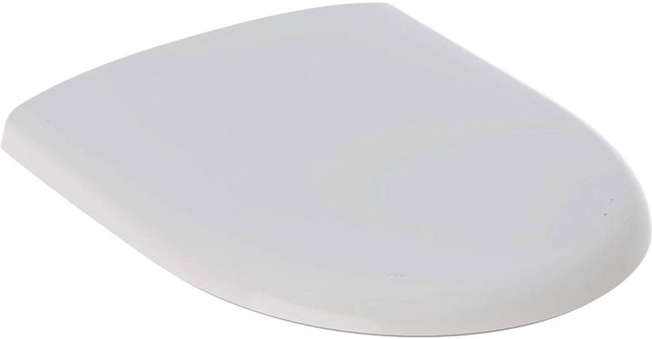 Geberit Renova WC-Sitz / Toilettensitz - Befestigung von oben, ohne Absenkautomatik, Farbe weiss / g