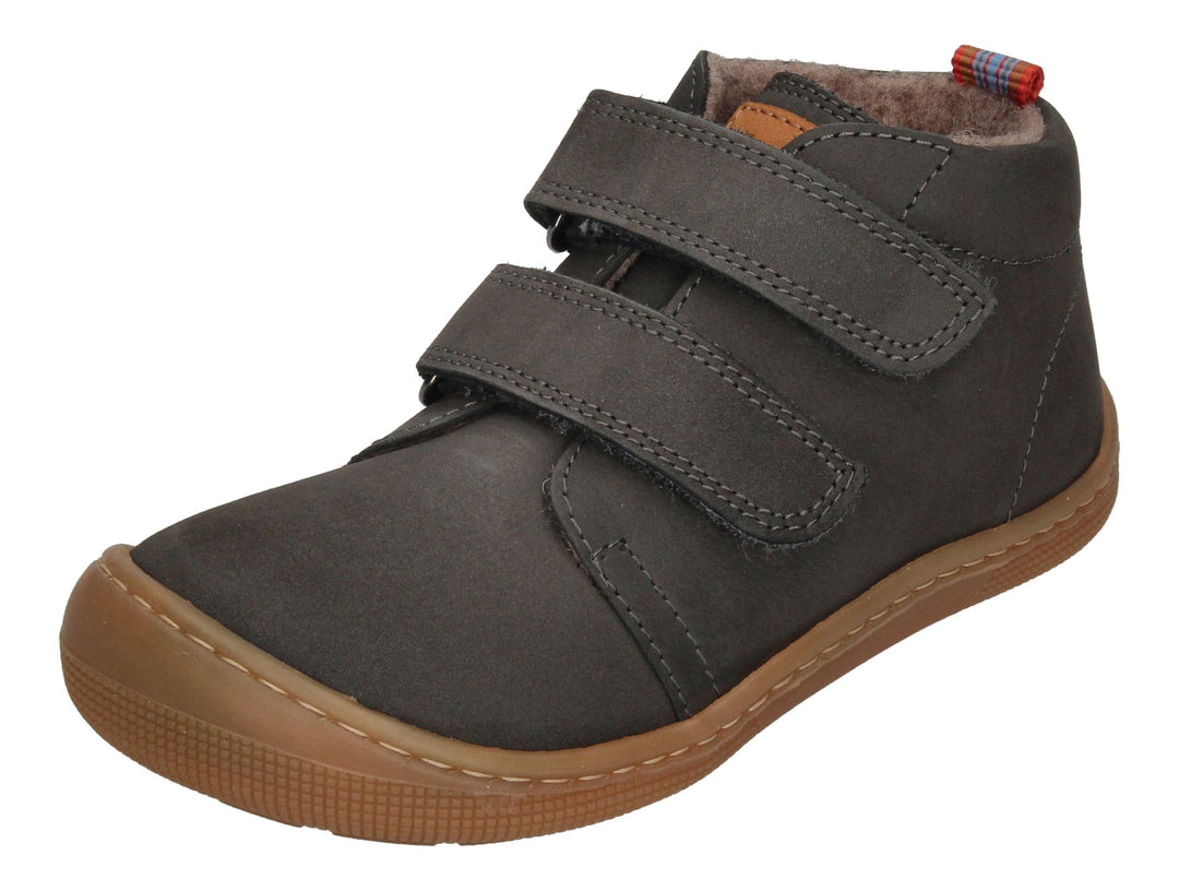 Koel4Kids Nubuk Lederschuhe Navy + Wollfutter, Barfussschuhe breitere Leiste Don 002.233-100 28 EU D