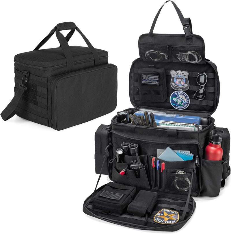 Trunab Polizei Tasche Taktische Tasche Range Bag, Molle Organizer Auto-Vordersitz-Organizer Passend