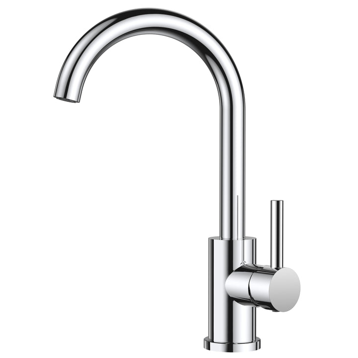 FORIOUS Wasserhahn Küche, Mischbatterie Küche, Küchenarmatur mit 360°Drehbar, Spülenarmatur mit Einh