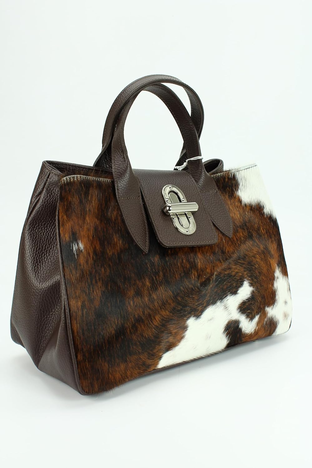 Belli Echt Leder Handtasche italienische Damen Ledertasche Umhängetasche Henkeltasche in Glattleder,