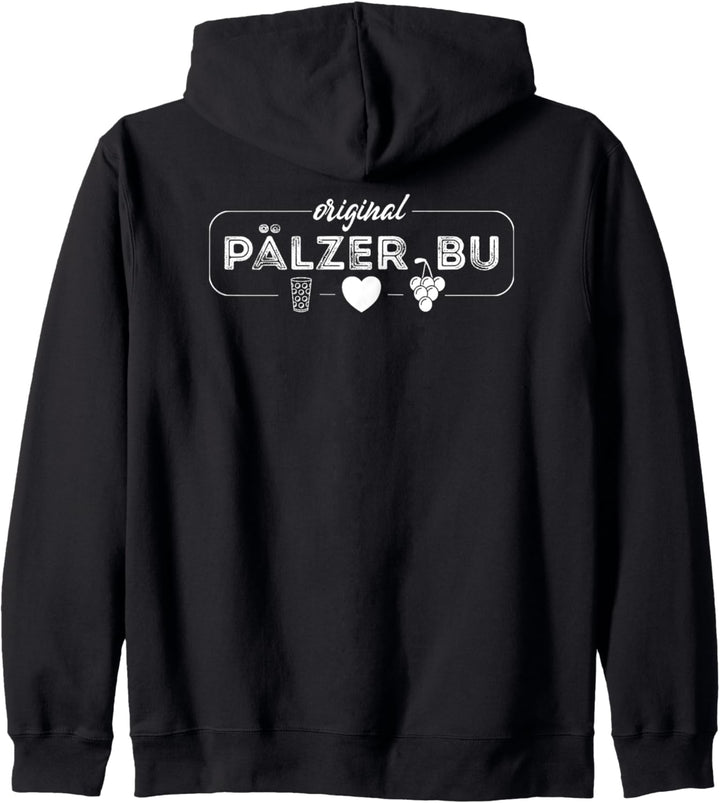 Original Pälzer Bu for 100% Pfälzer Pfalz Buwe Kapuzenjacke