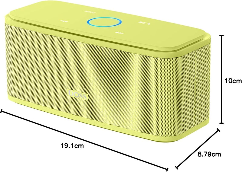 DOSS Bluetooth Lautsprecher, SoundBox Musikbox, mit Bluetooth 5.0, Full-Range-Treiber, 20H Spielzeit