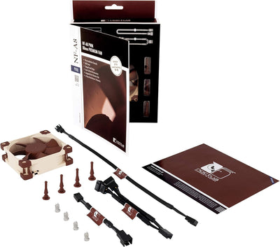 Noctua NF-A8 PWM, Leiser Premium-Lüfter, 4-Pin (80mm, Braun) Single, Single