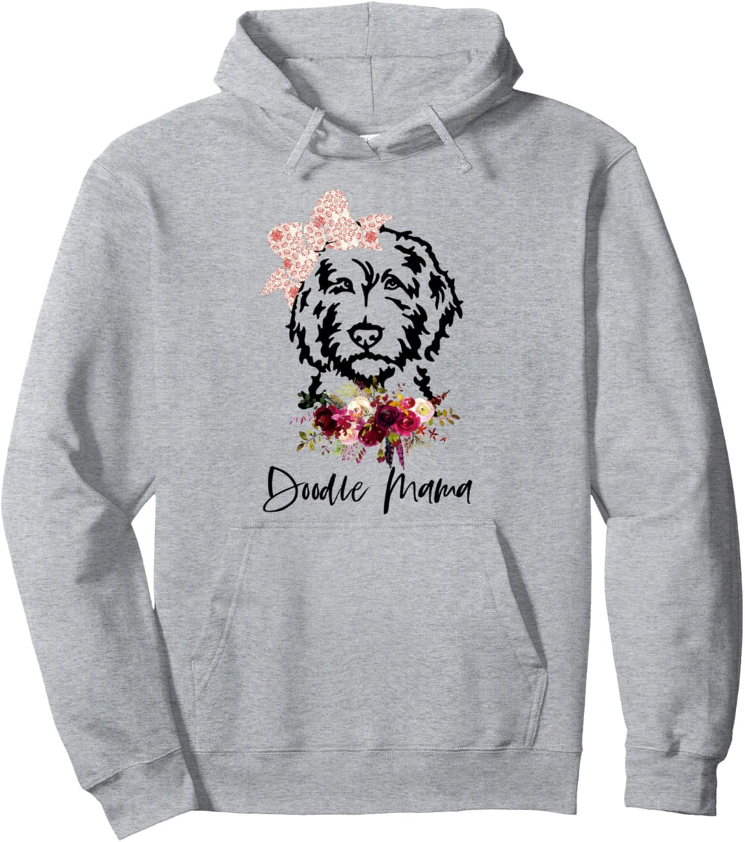 Lustiges Blumen-Doodle Mama T-Shirt Pullover Hoodie