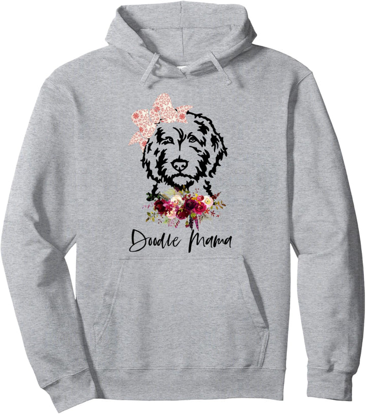 Lustiges Blumen-Doodle Mama T-Shirt Pullover Hoodie
