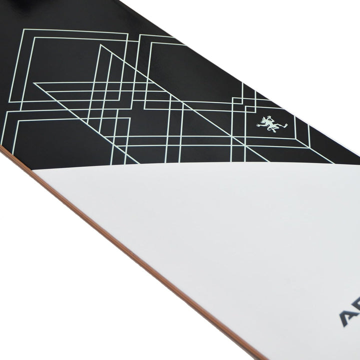 Apollo Longboard, Komplettboard mit Deck aus Bambus & Fiberglas, High-End Board mit ABEC 9 Kugellage