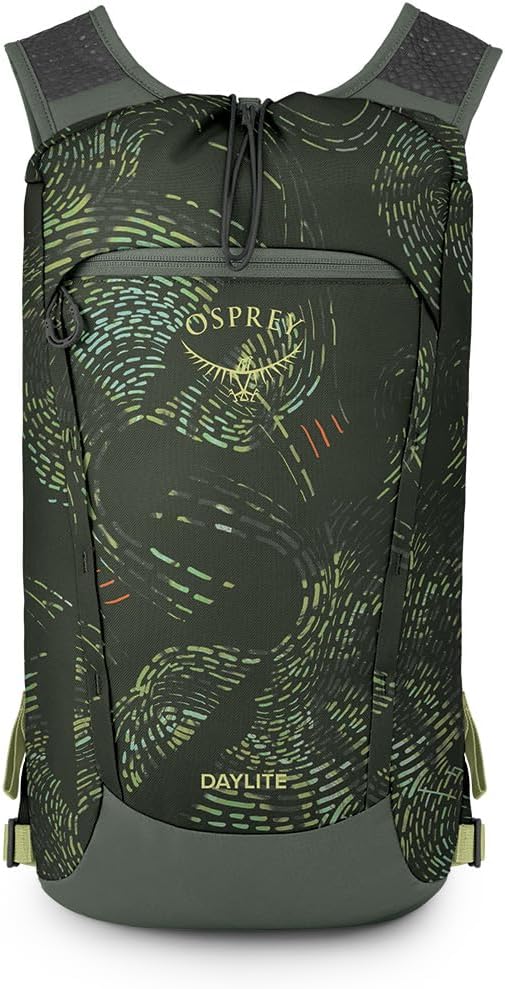 Osprey Unisex Daylite Cinch Pack Backpack (1er Pack) Einheitsgrösse Rattan Print/Rocky Brook, Einhei