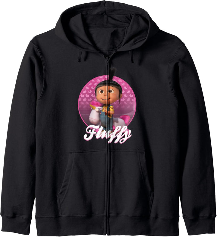 Despicable Me Minions Anges Gru Fluffy C1 Kapuzenjacke